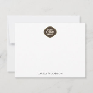 Simple Minimalist Logo And Name Card