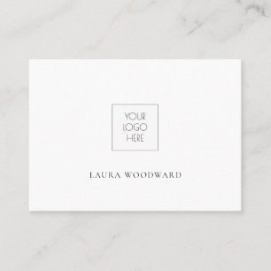 Simple Minimalist Logo Business Card