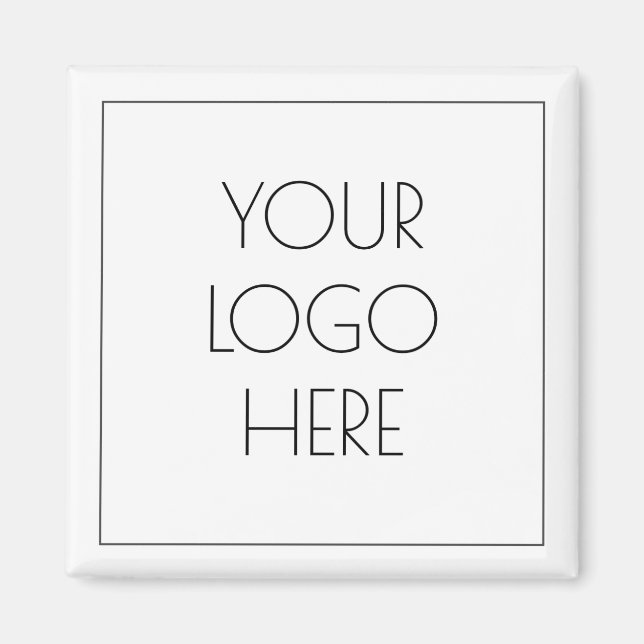 Simple Minimalist Logo Name  Magnet (Front)