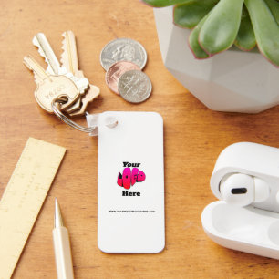Simple Minimalist Logo Promotional Business  Key Ring