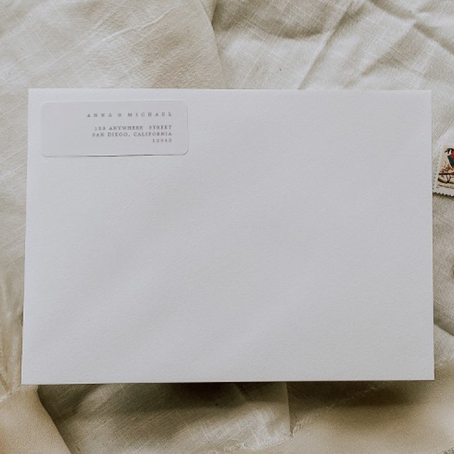 Simple Minimalist Modern Guest Address Labels (Creator Uploaded)