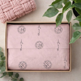 Simple Minimalist Modern Light Pink Tissue Paper