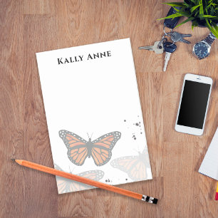 Simple Minimalist Modern Monarch Butterflies  Post-it Notes