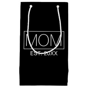 Simple Minimalist Mum Typography Gift Bag