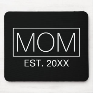 Simple Minimalist Mum Typography   Mouse Pad