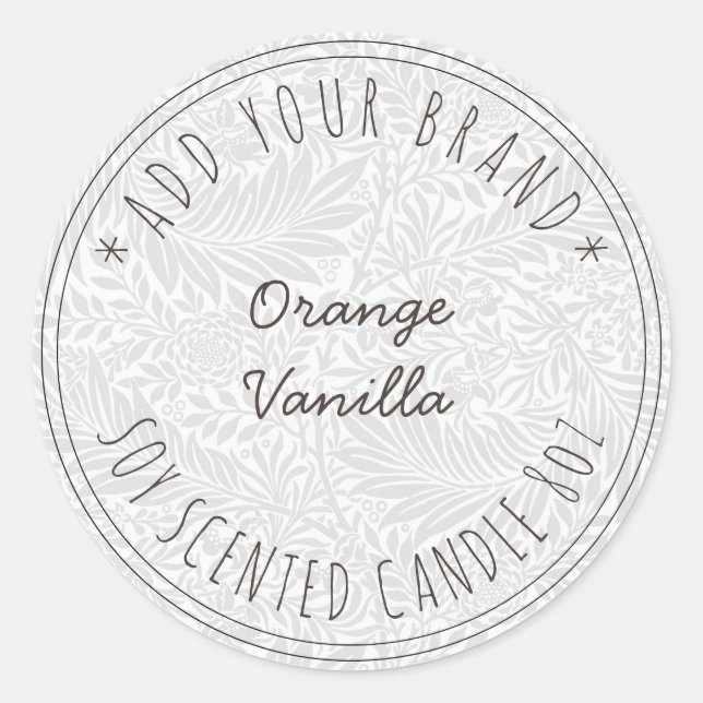 Simple Minimalist Product Label (Front)