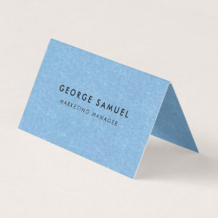 Simple Minimalist Professional Folder Custom Business Card