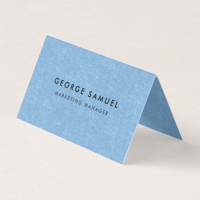 Simple Minimalist Professional Folder Custom Business Card (Front)