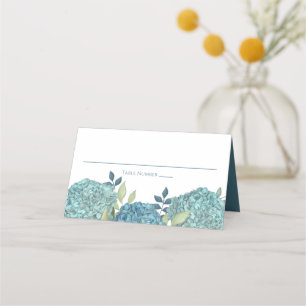 Simple Minimalist Reception Tented Guest Template Place Card