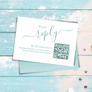 Simple Minimalist Response RSVP QR Code
