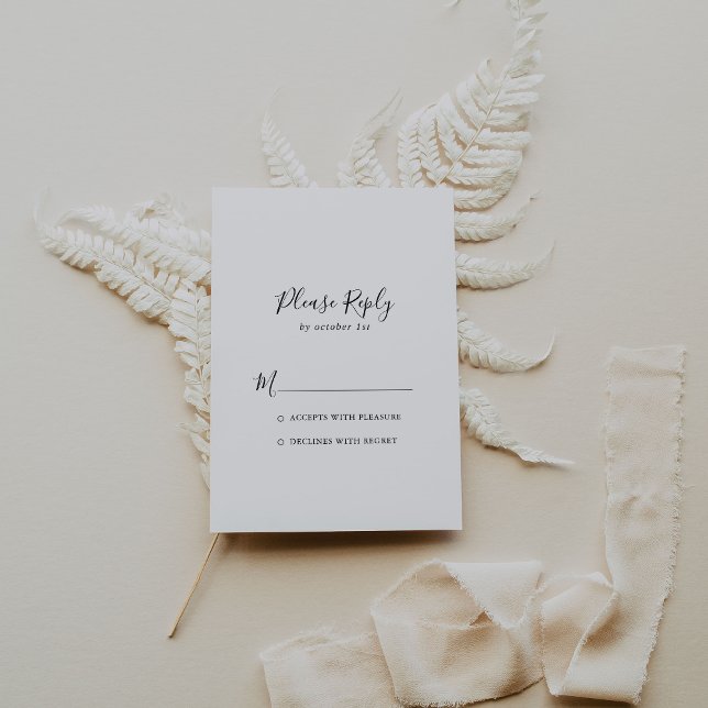 Simple Minimalist RSVP Card (Creator Uploaded)