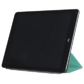 Simple Minimalist Script Name Mint Green Custom iPad Air Cover (Folded)
