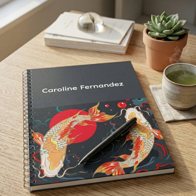  Simple Minimalist Stylish Elegant Black spiral Notebook (Creator Uploaded)
