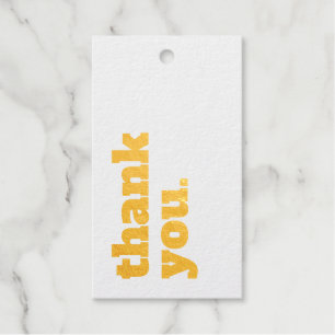 Simple Minimalist Thank You Business Price Gift Tags