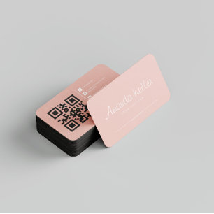 Simple Minimalist Typography Business Card