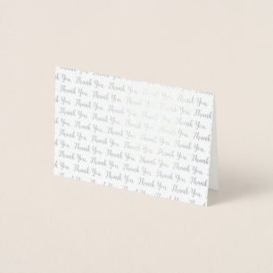 Simple Minimalist Wedding Thank You Card