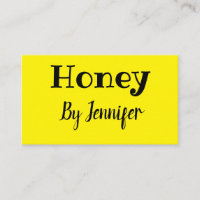 simple minimalistic custom logo white honey