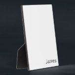 Simple Minimalistic Editable Name or other Text Plaque<br><div class="desc">Modern looking customisable text,  edit as you like!</div>