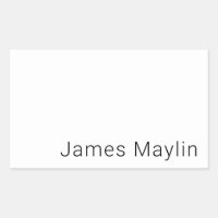 Simple Minimalistic Editable Name or other Text