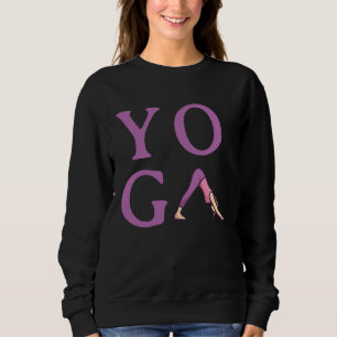 Simple Minimalistic Yoga  1 Sweatshirt