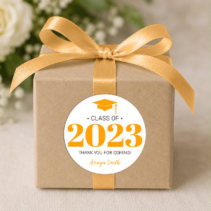 Simple Modern 20__ Graduation Gift Sticker