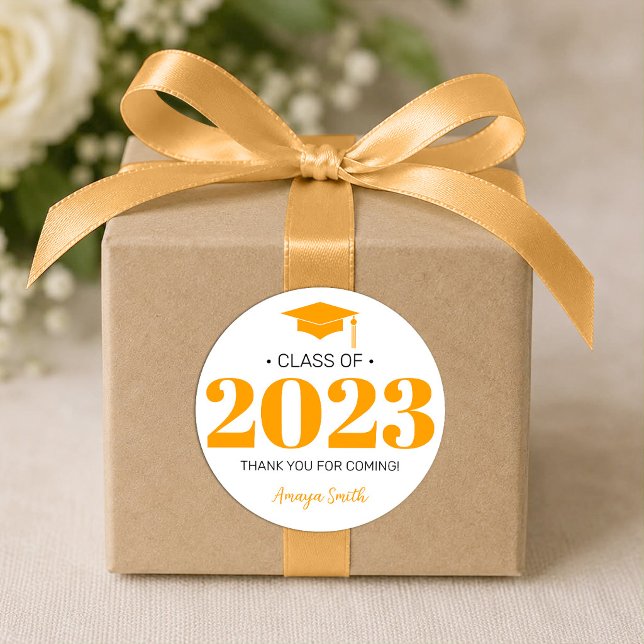 Simple Modern 20__ Graduation Gift Sticker (Creator Uploaded)