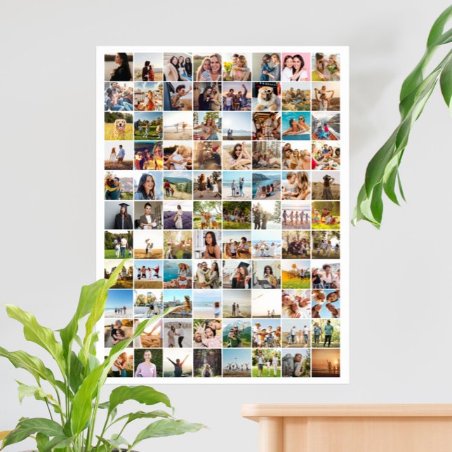 Simple Modern 88 Photo Collage Poster (Creator Uploaded)