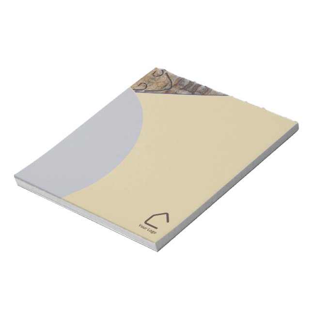 Simple Modern Abstract Accents Logo or QR Cod2 Notepad (Rotated)