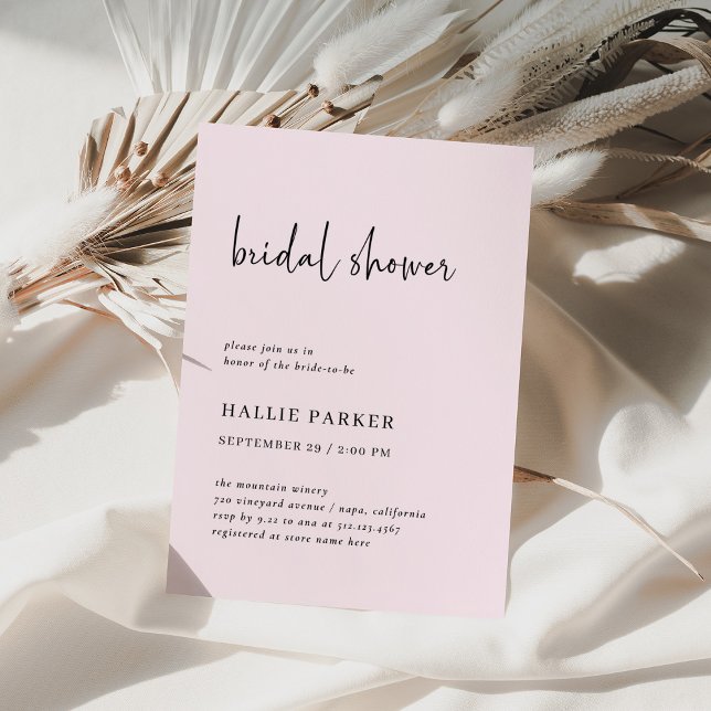 Simple Modern and Minimalist | Bridal Shower Invitation (Creator Uploaded)