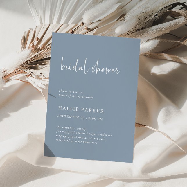 Simple Modern and Minimalist | Bridal Shower Invitation (Creator Uploaded)