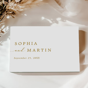 Simple Modern and Minimalist Wedding Guest Book