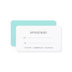 Simple Modern Appointment Card