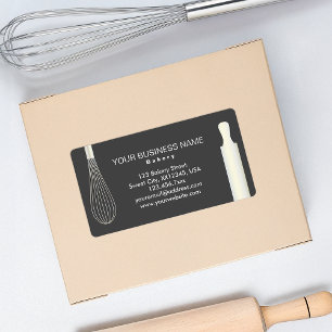 Simple Modern Bakery Baking Business Labels