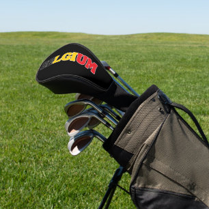 Simple Modern Belgium National Flag Apparel Golf Head Cover
