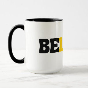 Simple Modern Belgium National Flag Apparel Mug