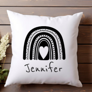 Simple Modern Black White Baby Cushion