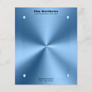 Simple modern Blue minimalist letterhead  