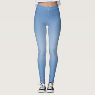 Simple Modern Blue navy Gradient  Leggings