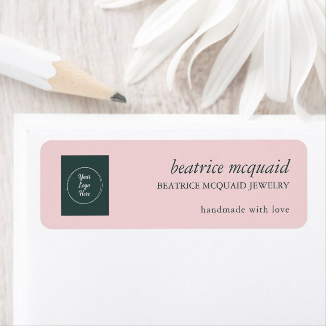 Simple Modern Blush Pink Your Logo  (Insitu)