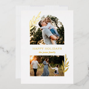 Simple Modern Branches Split Arch Two Photo