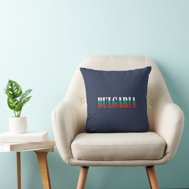 Simple Modern Bulgaria National Flag Apparel Gift Cushion (Chair)