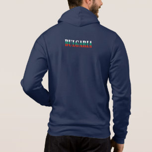 Simple Modern Bulgaria National Flag Apparel Gift Hoodie