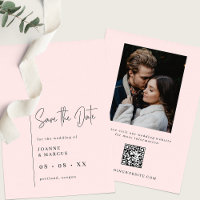 Simple Modern Bush Photo & QR Code