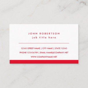 Simple modern business card template for company