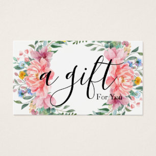 Simple & Modern Business Gift Certificate