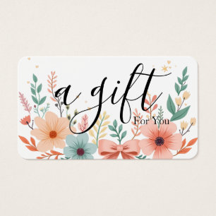 Simple & Modern Business Gift Certificate