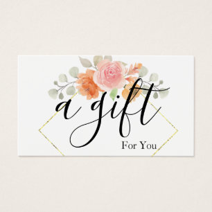 Simple & Modern Business Gift Certificate