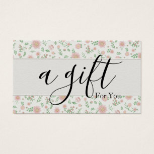 Simple & Modern Business Gift Certificate