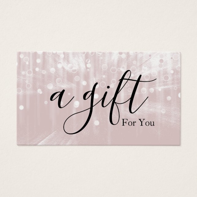 Simple & Modern Business Gift Certificate (Front)