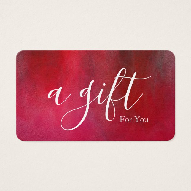 Simple & Modern Business Gift Certificate (Front)